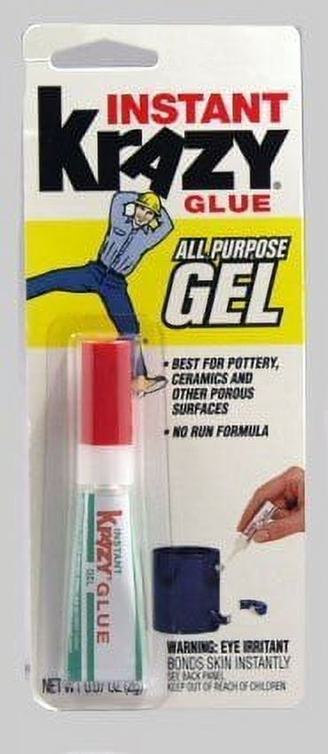 Elmer's Krazy Glue All Purpose Gel - Gel Adhesive - Pack of 24, 0.07 oz Each — Residential Use, Standard Application