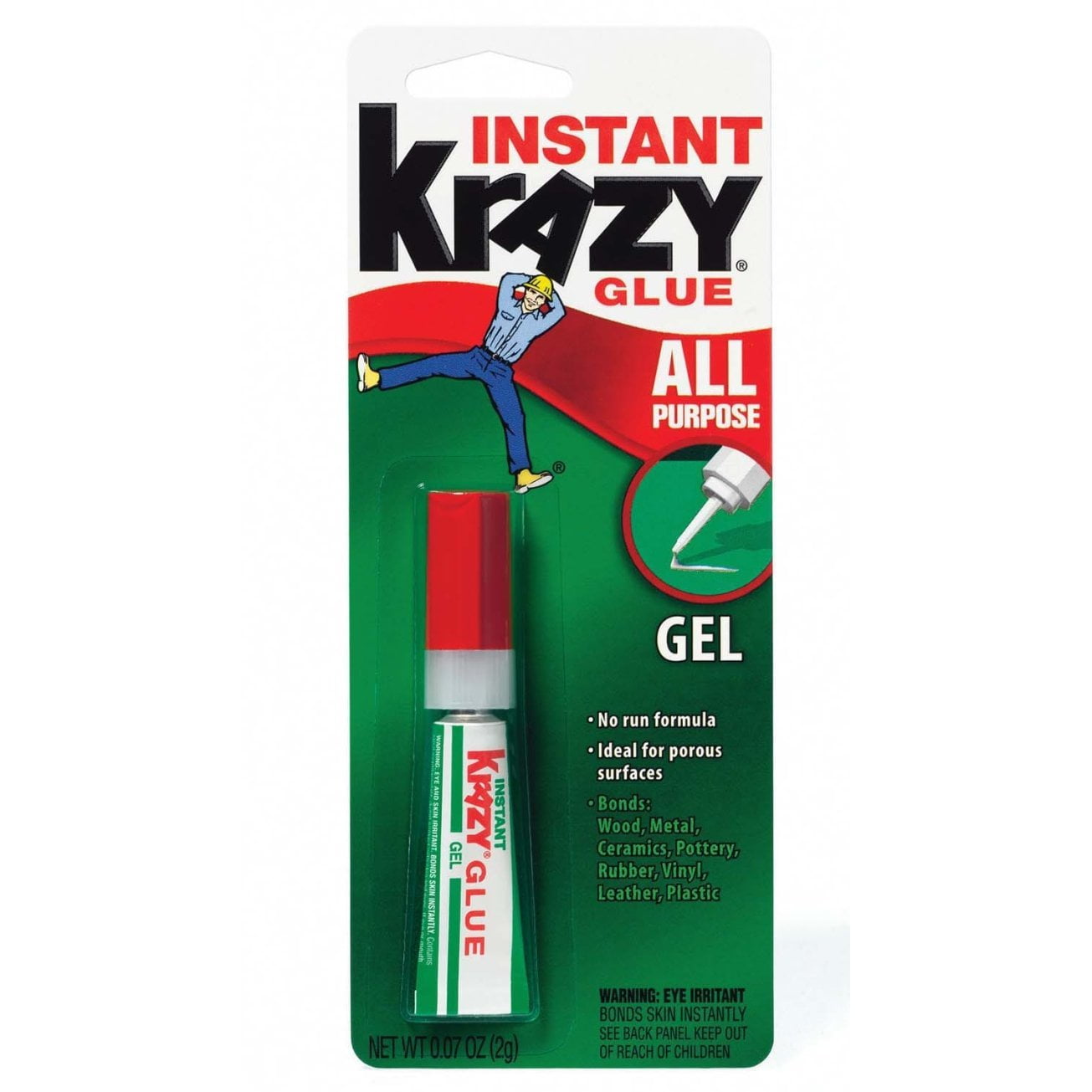 Instant Krazy Glue All Purpose Gel - 12 Pack Kg86648r