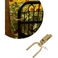 thumbnail image 1 of Instant Locking Gate Latch, Heavy-Duty Automatic Spring Lock, One-Hand Operation, Easy Install for Wood Metal Pipe Gates Farm Ranch Backyard, 1 of 5