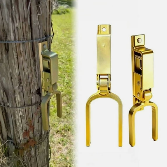 Instant Locking Gate Latch,Heavy-Duty One-Hand Gate Latch for Farm,Ranch & Backyard | Quick Secure Fit,Easy Installation on Wood, Metal & Pipe Gates,Compatible with Any Post or Gate