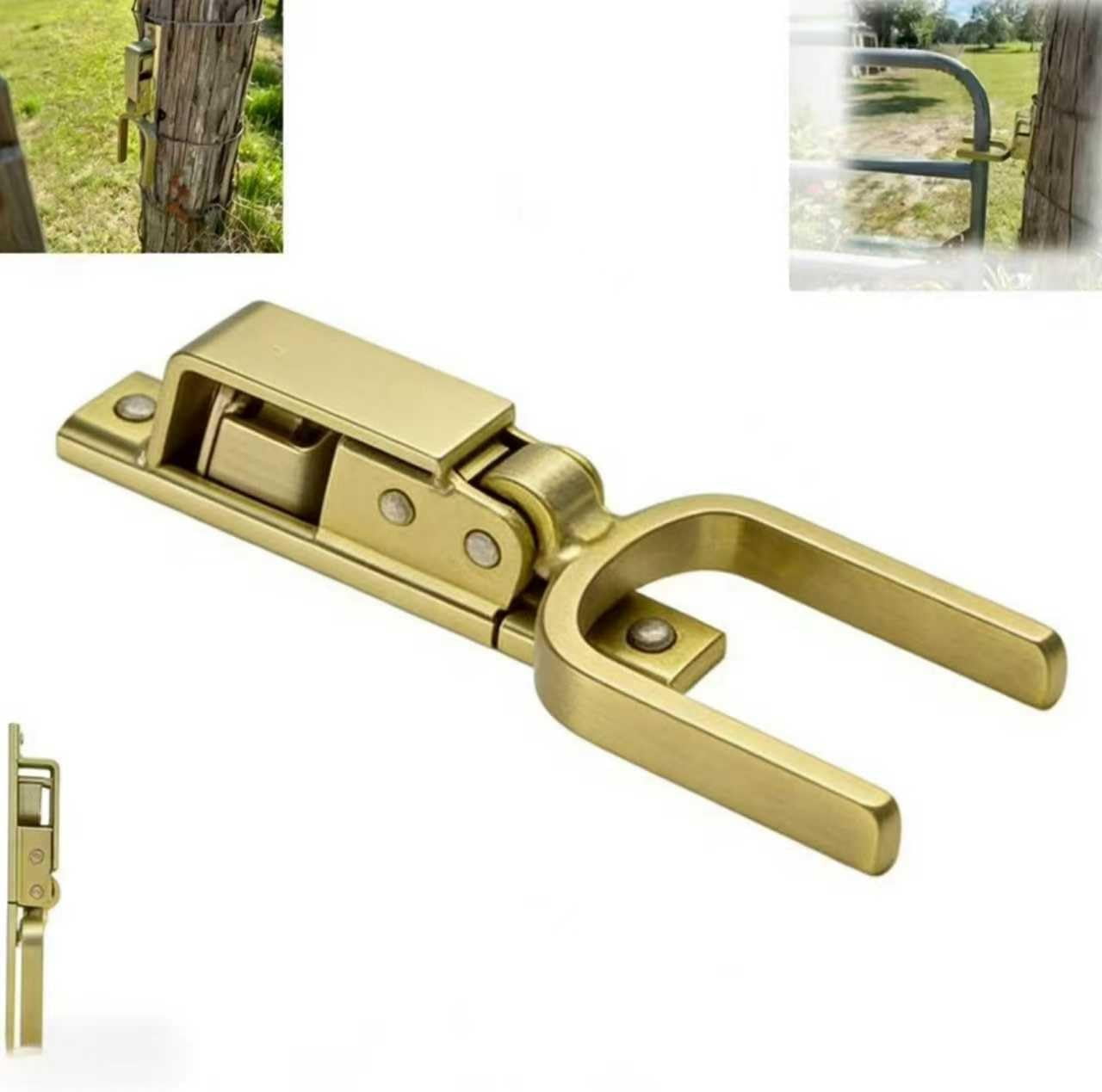 Pipe Latch Instant Locking Gate Latch, Heavy-Duty One-Hand Gate Latch for Farm ...