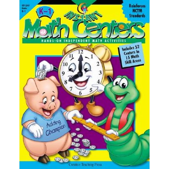 Pre-Owned Instant Math Centers: Hands-On, Independent Math Activities K-1 (Paperback) 1574716891 9781574716894