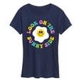 thumbnail image 1 of Instant Mesaage - Inspirational - Look On The Sunny Side - Women's Short Sleeve Graphic T-Shirt, 1 of 6