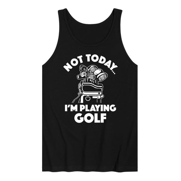 Instant Mesaage - Not Today, I'm Playing Golf - Men's Jersey Tank Top