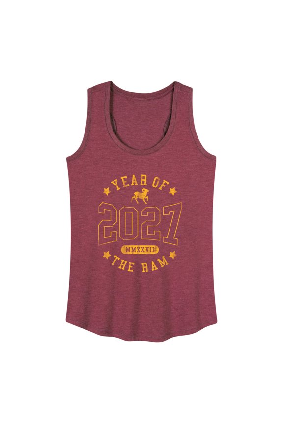 - 2027 Year Of The Ram - Women's Racerback Graphic Tank