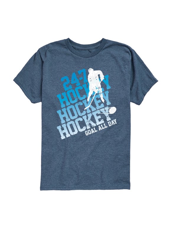 - 24/7 Hockey Boys' Short Sleeve Graphic T-Shirt