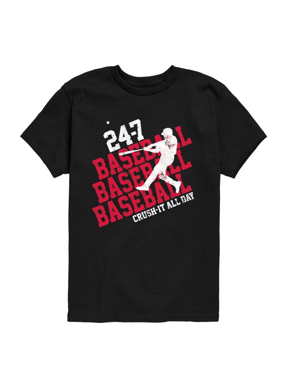 - 24/7 Softball Boys' Short Sleeve Graphic T-Shirt
