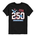 thumbnail image 1 of Instant Message - 250 USA Patches - Youth Boys Short Sleeve Graphic T-Shirt, 1 of 5