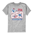 thumbnail image 1 of Instant Message - 250 USA Patches - Youth Boys Short Sleeve Graphic T-Shirt, 1 of 5