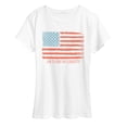 thumbnail image 1 of Instant Message - 250 Years of Liberty Flag - Women's Short Sleeve Graphic T-Shirt, 1 of 5
