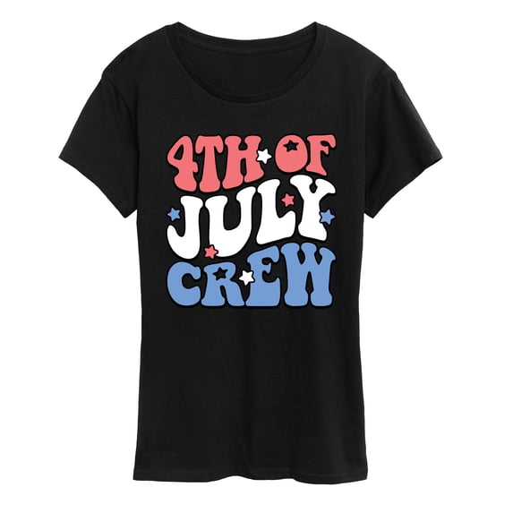 Instant Message - 4th of July Crew Short Sleeve Graphic T-Shirt