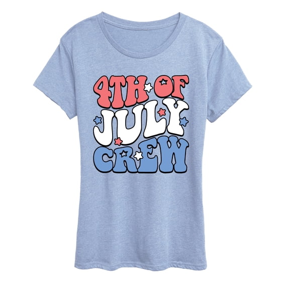 Instant Message - 4th of July Crew Short Sleeve Graphic T-Shirt
