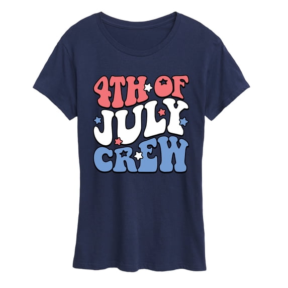 Instant Message - 4th of July Crew Short Sleeve Graphic T-Shirt