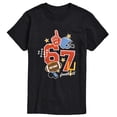 thumbnail image 1 of Instant Message - 67 Football Patches Short Sleeve Graphic T-Shirt, 1 of 5