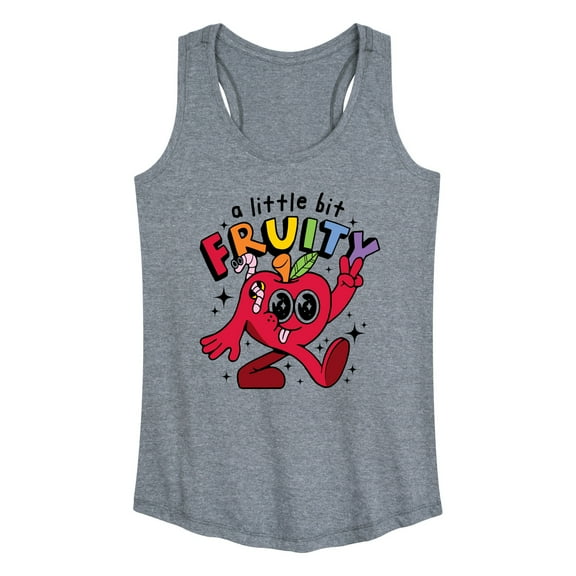 Instant Message - A Little Bit Fruity - LGBT Pride - Women's Racerback Tank Top