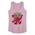 thumbnail image 1 of Instant Message - A Little Bit Fruity - LGBT Pride - Women's Racerback Tank Top, 1 of 6