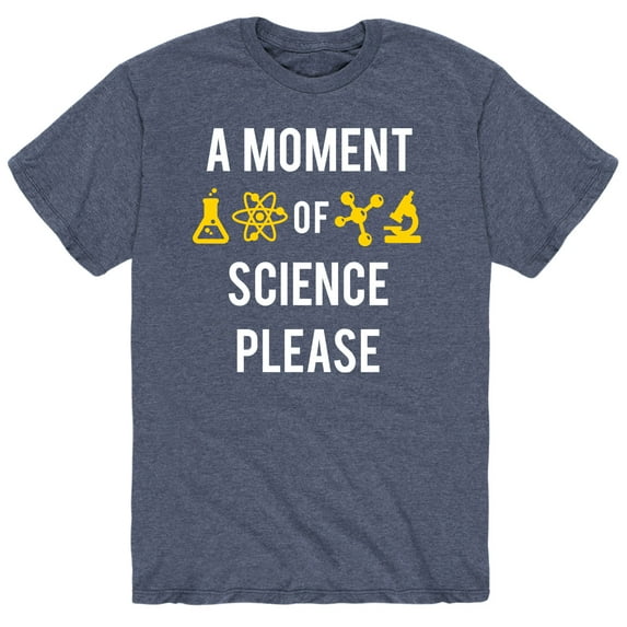 Instant Message - A Moment Of Science Please - Men's Short Sleeve Graphic T-Shirt