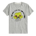 thumbnail image 1 of Instant Message - A Zombie Ate My Homework - Toddler & Youth Short Sleeve Graphic T-Shirt, 1 of 6