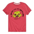 thumbnail image 1 of Instant Message - A Zombie Ate My Homework - Toddler & Youth Short Sleeve Graphic T-Shirt, 1 of 6