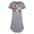 thumbnail image 1 of Instant Message - AAPI Heart Flags  - Women's Any Way Dress, 1 of 7