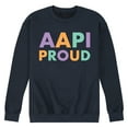 thumbnail image 1 of Instant Message - AAPI Proud - Men's Crew Neck Fleece Pullover, 1 of 6