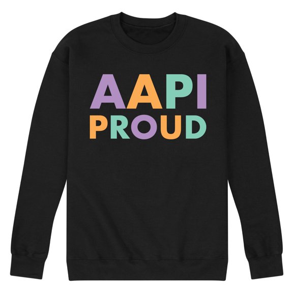 Instant Message - AAPI Proud - Men's Crew Neck Fleece Pullover