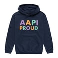 thumbnail image 1 of Instant Message - AAPI Proud - Men's Pullover Hooded Fleece Sweatshirt, 1 of 5