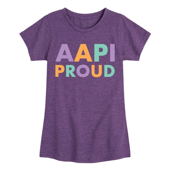 Instant Message - AAPI Proud - Toddler And Youth Girls Short Sleeve Graphic T-Shirt