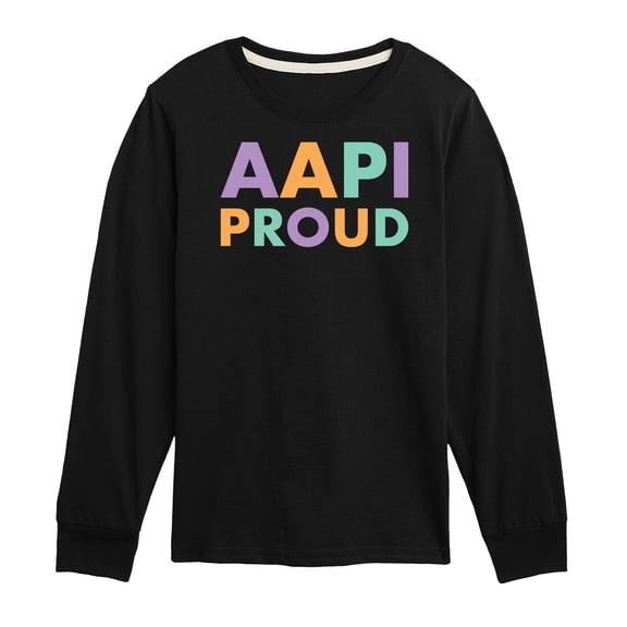 Instant Message - AAPI Proud - Toddler And Youth Long Sleeve Graphic T-Shirt