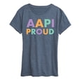 thumbnail image 1 of Instant Message - AAPI Proud - Women's Short Sleeve Graphic T-Shirt, 1 of 6