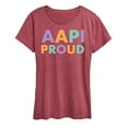 thumbnail image 1 of Instant Message - AAPI Proud - Women's Short Sleeve Graphic T-Shirt, 1 of 6