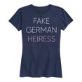 thumbnail image 1 of Instant Message - ADF Fake German Heiress - Women's Short Sleeve Graphic T-Shirt, 1 of 5