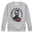 thumbnail image 1 of Instant Message - Abraham Drinkin - Men's Crew Neck Fleece Pullover, 1 of 6