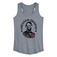 thumbnail image 1 of Instant Message - Abraham Drinkin - Women's Racerback Tank Top, 1 of 5