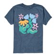 thumbnail image 1 of Instant Message - Abstract Flowers Short Sleeve Graphic T-Shirt, 1 of 5