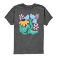 thumbnail image 1 of Instant Message - Abstract Flowers Short Sleeve Graphic T-Shirt, 1 of 5