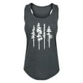 thumbnail image 1 of Instant Message - Abstract Trees - Women's Racerback Tank Top, 1 of 5