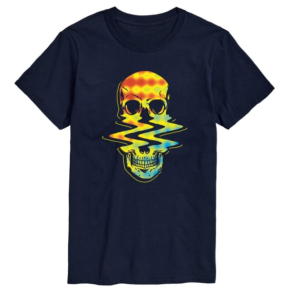 Instant Message - Acid Skull - Men's Short Sleeve Graphic T-Shirt