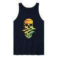 thumbnail image 1 of Instant Message - Acid Skull - Men's Sleeveless Graphic Tank, 1 of 5