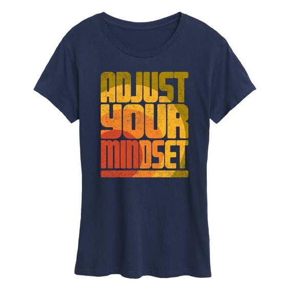 Instant Message - Adjust Your Mindset - Women's Short Sleeve Graphic T-Shirt