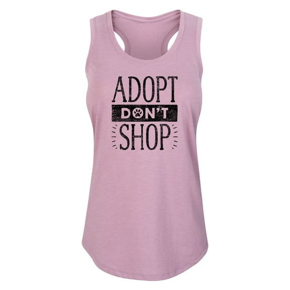 Instant Message - Adopt Don't Shop - Women's Racerback Tank