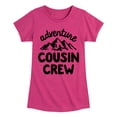 thumbnail image 1 of Instant Message - Adventure Cousin Crew - Toddler & Youth Girls Short Sleeve Graphic T-Shirt, 1 of 6