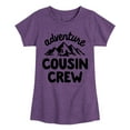 thumbnail image 1 of Instant Message - Adventure Cousin Crew - Toddler & Youth Girls Short Sleeve Graphic T-Shirt, 1 of 6