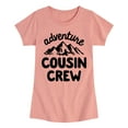 thumbnail image 1 of Instant Message - Adventure Cousin Crew - Toddler & Youth Girls Short Sleeve Graphic T-Shirt, 1 of 6