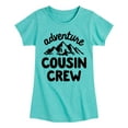 thumbnail image 1 of Instant Message - Adventure Cousin Crew - Toddler & Youth Girls Short Sleeve Graphic T-Shirt, 1 of 6