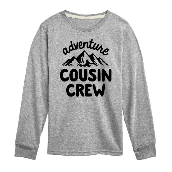 Instant Message - Adventure Cousin Crew - Toddler & Youth Long Sleeve Graphic T-Shirt