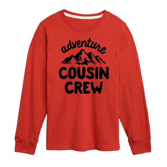 Instant Message - Adventure Cousin Crew - Toddler & Youth Long Sleeve Graphic T-Shirt