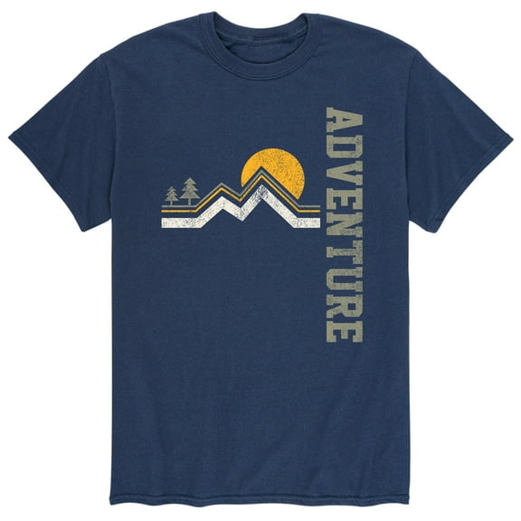 Instant Message - Adventure Mountains - Men's Short Sleeve Graphic T-Shirt