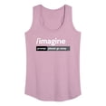 thumbnail image 1 of Instant Message - Ai Imagine Prompt Please Go Away - Women's Racerback Tank Top, 1 of 6
