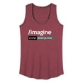 thumbnail image 1 of Instant Message - Ai Imagine Prompt Please Go Away - Women's Racerback Tank Top, 1 of 6